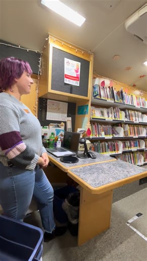 🛜 In need of internet? Check with your driver to see if a hotspot is available. | Bloomington Library Bookmobile