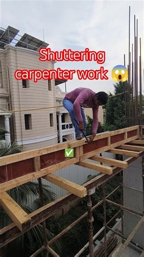 amazing plywood shed shuttering carpenter construction setring work ~ #shorts #construction