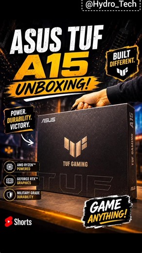 RTX Power + Ryzen Speed 🔥 ASUS TUF A15 #laptop