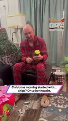 Terrified dad falls for epic snake prank on Christmas morning | Heartsome 💖