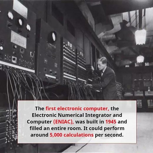 ENIAC: The Beginning 💻 | #shorts