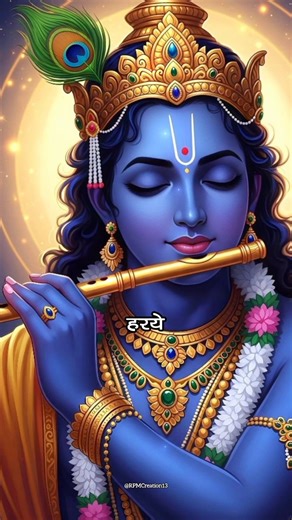 Powerful Krishna Mantra🥜🛐 KRISHNAYA VASUDEVAYA #krishna #chanting #meditation #music