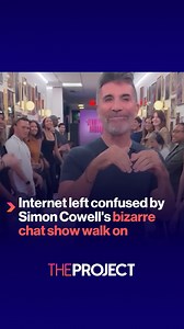 583K views · 377 reactions | The internet is confused by Simon Cowell's walk? That's weird cos this is how I act all the time. | The Project | Facebook