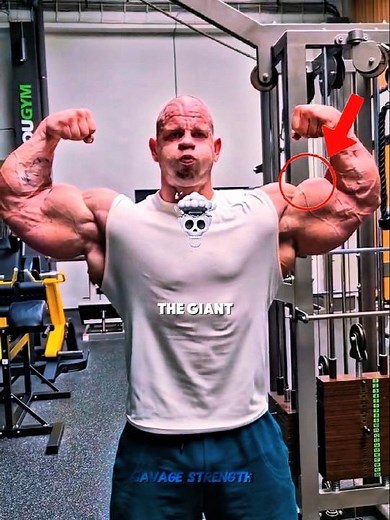KRIZO's Insane Arm Size Has Everyone Talking 😱💪 | The Giant #shorts