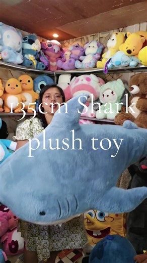 135cm Soft Shark Plush Toy for Gifts