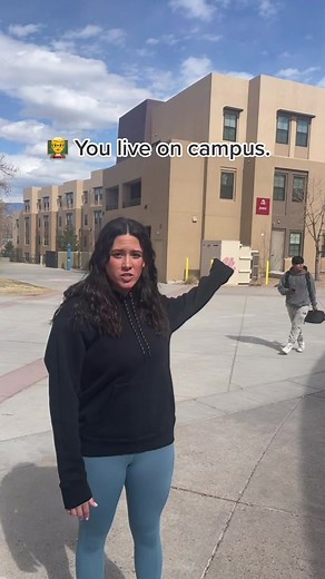 Living on campus has it’s benefits…just don’t tell your professors 😉 #UNM #NewMexico #collegestudent #dormlife
