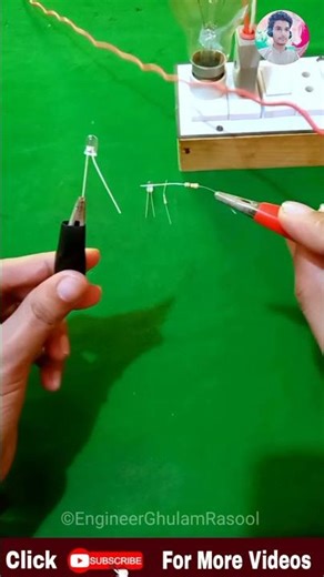 3V LED Light Turn ON 220V AC Voltage / 220V AC Par LED jalay #shorts #short #electronics #led