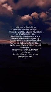 If you didn’t love me anymore, you could’ve just said so. Instead, you let me drown in hope. #broken #heartbreak #emotions | Echoes Within