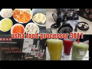 Usha Food processor Unboxing|Best food processor |Model No.3811| usha FP Demo|Review video