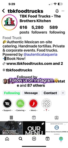 More Food Deals on Instagram Make Sure To Follow us @tbkfoodtrucks Always Ready to Take Mexico 🇲🇽 To You 🌮 #fyp #capcut #viral #explore #FoodTruckCatering #EventCatering #TBKFoodTrucks #MexicanFood #mexico #food #taco #yummy #MiamiEvents #HandmadeTortillas #CateringMiami #SouthFloridaFood #FoodTruckMiami