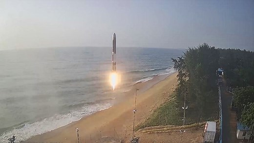 Agnikul launches Agnibaan with India's first 3D-printed rocket engine