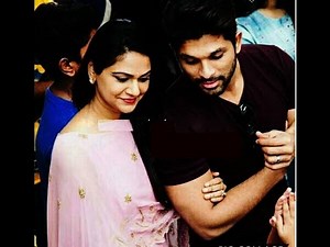 Allu Arjun and Sneha Reddy Romantic Personal video