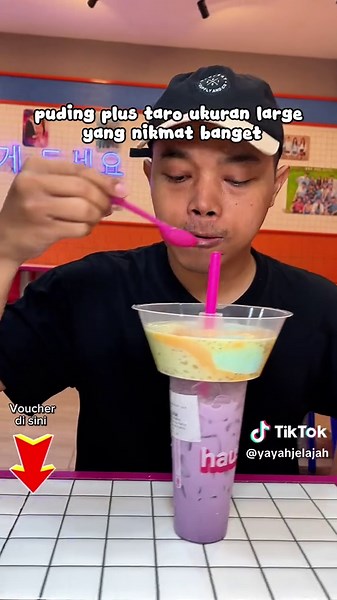 [SAVE & SHARE PROMO HAUS DI TIKTOK] LAVA TARO BOWL 30RIBUAN & BANYAK VOUCHER LAINNYA JUGA LANGSUNG KLIK LOKASI DI VIDEO INI BUAT AMBIL VOUCHER @HAUS! Indonesia #PestaRasaAkhirTahun #HausxAgakLaen #SemuaBerhakMinumEnak #HausIndonesia #Nexent