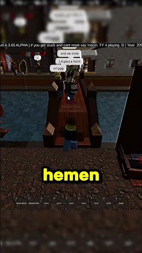 Roblox: civilization survival #shorts