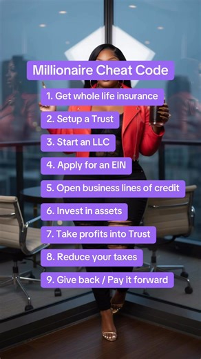 Millionaires don’t guess. They move through structure. Here’s your cheat code step by step. If you’re done building on vibes and ready to build like a Fortress…  Tap the link in my bio to join the waitlist for the Blueprint. #BusinessFortress #LLCstrategy #TrustFundMoves #EntrepreneurLife #WealthProtection | Hi Nosey Enterprises | Facebook