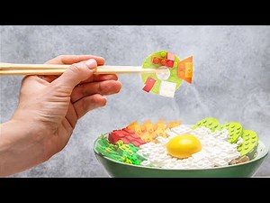 Lego Bibimbap and Makgeolli / Stop Motion Cooking