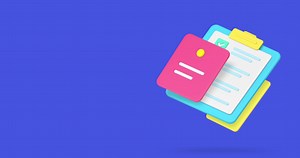 Business effective planning time management task to do checklist 3d icon animation loop. Project productivity organization data control marketing strategy administration clipboard