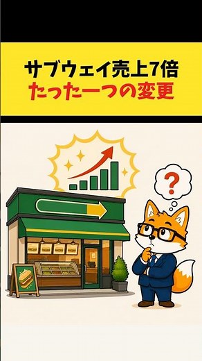 サブウェイ売上7倍のからくり #暮らしの雑学 #ビジネス雑学 #サブウェイ