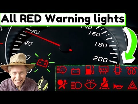 Red Dashboard Warning lights🚨in car Explained: BMW, Audi, VW, Fiat, Ford, Iveco, Peugeot