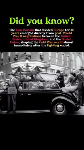 How the Iron Curtain Fell Across Europe After WWII — and Started the Cold War