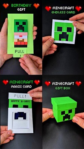 DIY Minecraft Creeper 💚 Fun & Easy Paper Crafts