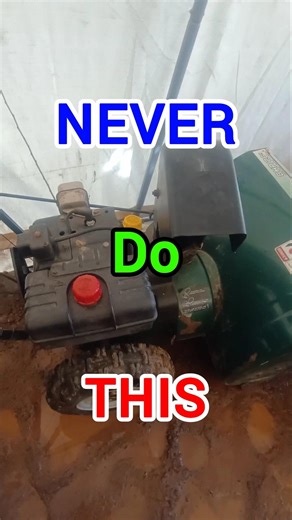 Putting Away Your Snowblower? WATCH THIS FIRST #shorts #snowblower