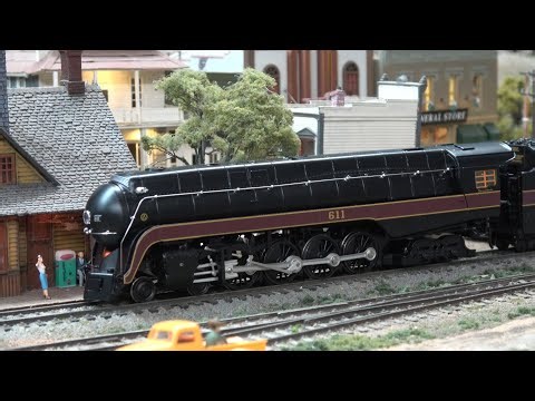 Review of HO Fox Valley Models Norfolk & Western Class J #611 Spirit of Roanoke by Scale Trains 4k