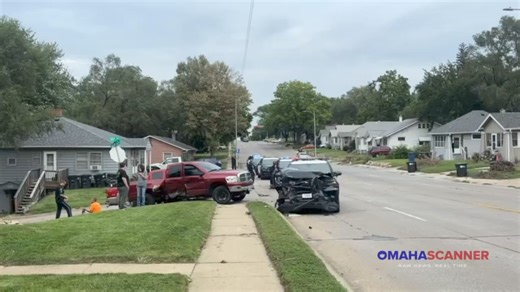 🎥: Omaha Police Traffic Unit is investigating a cruiser involved crash at 60th and Pinkney Street. Medics evaluated two patients who signed off and no patients were transported. | Omaha Scanner