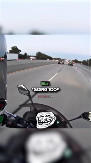 Biker Too Fast for the Radar 😳