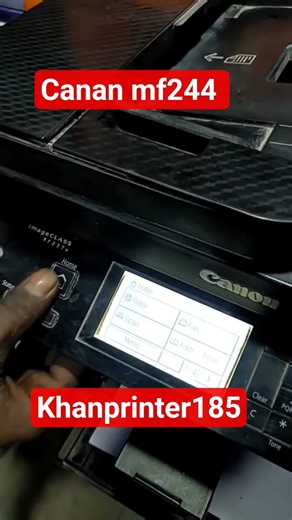 canan mf 244 printer test print and printer report #trending #viral #shorts