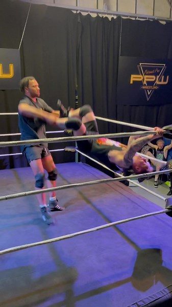 2 of Britains Best going at it at PPW ! 💥#combo #fight #pro #wrestling #flips #spins #ppw