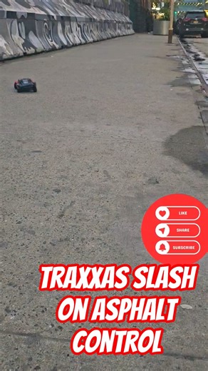 Street course on the Traxxas Slash.