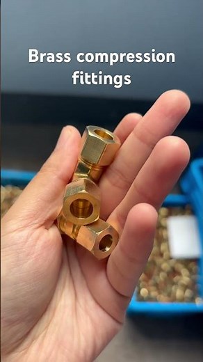 Brass Compression Fitting #brassfittings #compression