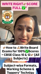 204K views · 923 reactions | How to Write Board Exams for 100% Scores – CBSE Class 10 & 12 (All Subjects). #HowToScore100#BoardExamSuccess#CBSEToppers#CBSEClass10#CBSEClass12#AnswerWritingSkills#ExamStrategy#FullMarksFormula#StudentSuccess#DrTulsiKumari#TulsiAcademicLeadership#LearnWithDrTulsi | Dr Tulsi Kumari- Leader. Motivator. Change-Maker | Facebook