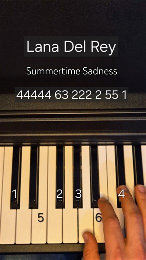 Summertime Sadness ( SApiano ) #piano #pianotutorial #summertimesadness