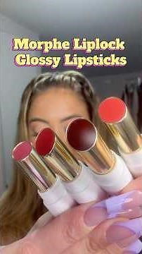 NEW Morphe Liplock Glossy Lipsticka: Tryon + Review ALL shades ‼️