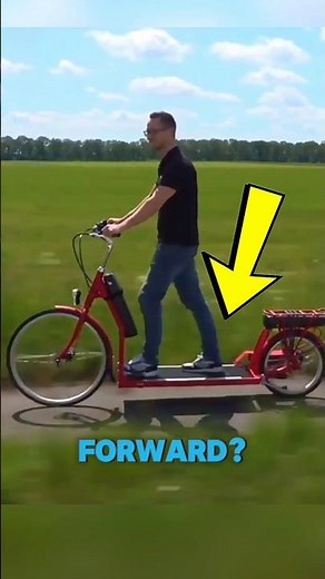 This Bike Moves When You Walk on It