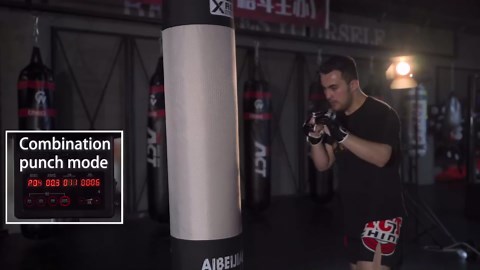 Amazon.com : Music Punching Bag 69" with 2 Pairs of Gloves,4 Training Modes,Scoring,Light,Music,Smart Boxing Bag for Home Office Gym(69 "Punching Bag with Gloves) : Sports & Outdoors