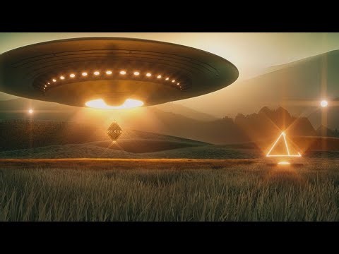 UFO Video Loop - SCI FI Alien Video Loop - ABSTRACT Landscape Backgrounds