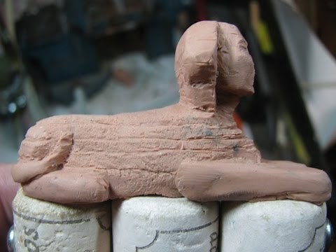 Sculpt a miniature Sphinx