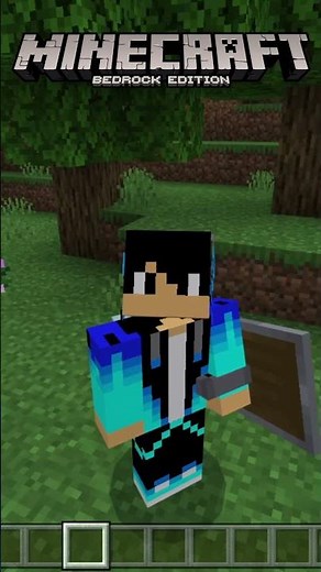 Tutorial de como usar el ESCUDO en Minecraft Bedrock y Java #minecraft #gaming #parati