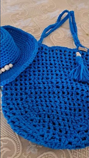 Bolsa com vídeo aula no meu canal #crochet #croche