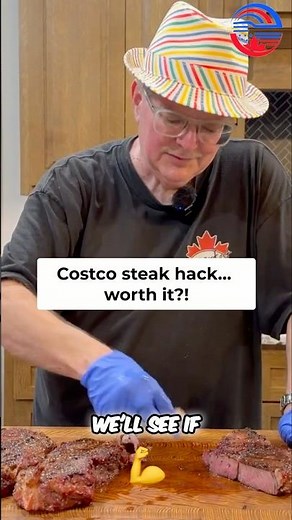 Costco Steak Hack: Cut Your Own Ribeyes?! 🔥 #shorts