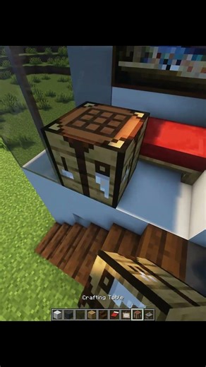 Minecraft Easy Modern House🏡#minecraft #shorts