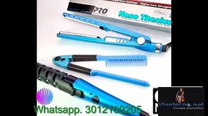 ✈ Nuevo Combo Nano Titnium En oferta ✈ ✅ plancha Titanium Digital 450ºF ✅ Rizador ✅ Peine 🔴 factura con garantía ✴✴✴✴✴ >>> precio: 89000 🔴 > en caso de requerir la garantía te la recogemos en tu dirección sin costo adicional 🔴solo nos envías un mensajero o tambien al Whatsapp. 3012109205 ✴✴✴si Haces el pedido esta semana Gratis Secador | Tienda Vivetecno "Tecnología, Salud Y Belleza"