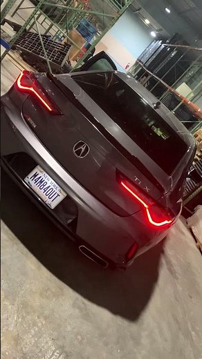 2021 Acura TLX A-spec muffler + resonator delete start up and revs