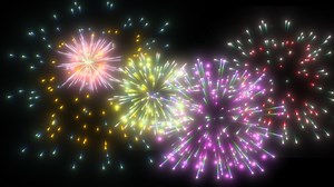 炫彩闪光烟花元素GIF动态图烟花元素[gif]GIF下载 - 觅知网