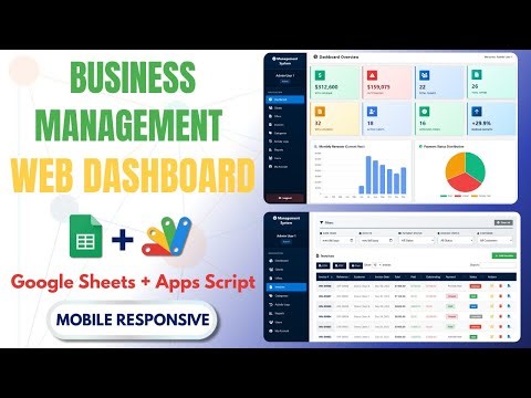 How to Build a Complete Business Management Dashboard in Google Sheets | E25