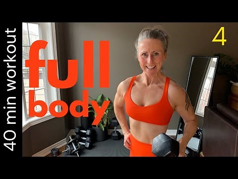 40min DUMBBELL FULL BODY | home workout | muscle + strength