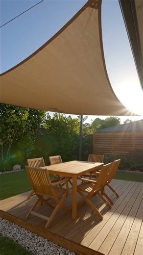 3 Luxury Sun Shade Sail Ideas to Instantly Elevate Your Backyard Design! 🏡#outdoorliving #shadesail